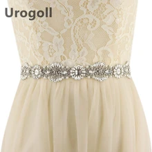 Благородный Кристалл Стразы Вечерние платья аксессуары свадебный пояс-кушак невесты пояс с пряжкой пояса для женщин девушек