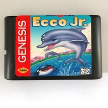 Ecco Jr. Игровой картридж новейшая 16 битная игровая карта для sega Mega Drive/Genesis system