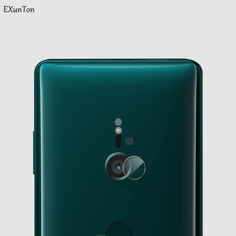 EXUNTON 2 шт для Sony XZ3 объектив камеры закаленное стекло протектор экрана Xperia задняя