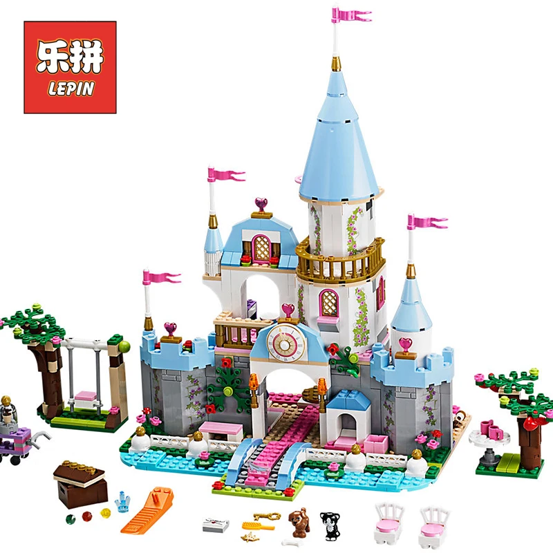 

Lepin 25006 Friends Girl Series Princess Romantic Castle Palace Set 41055 Model Building Blocks Bricks Children Toy Christmas