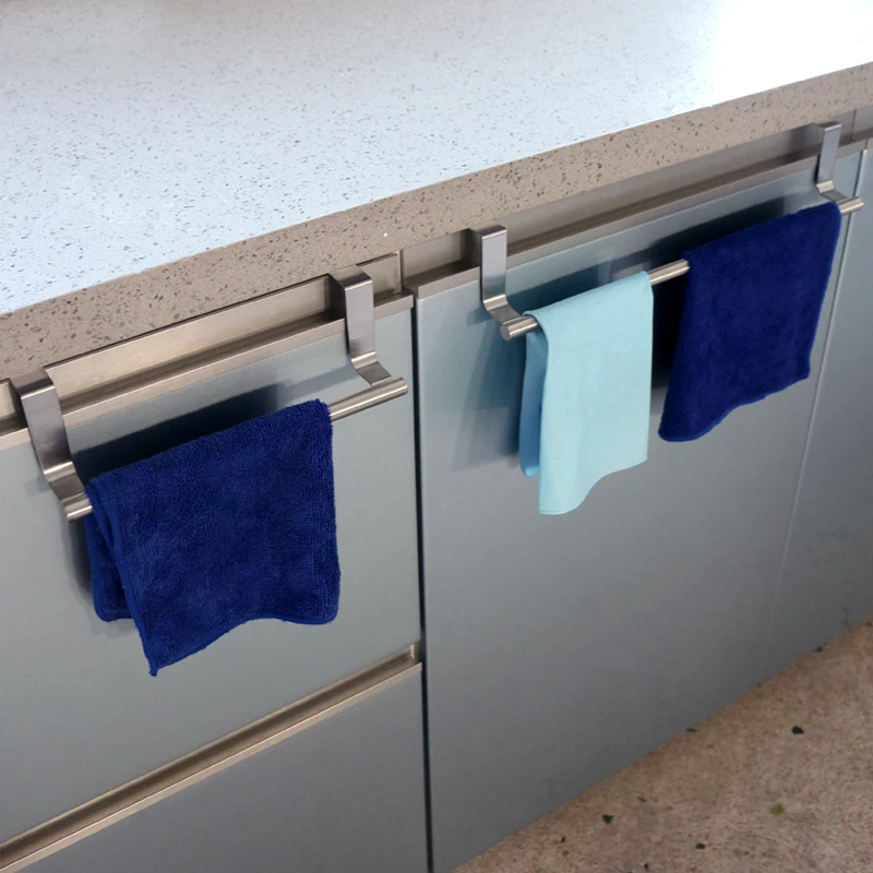 Шкаф ящик держатель для полотенец дверь ванная кухня нержавеющая сталь полотенце подвесная стойка для хранения держатель шкаф Органайзер вешалка