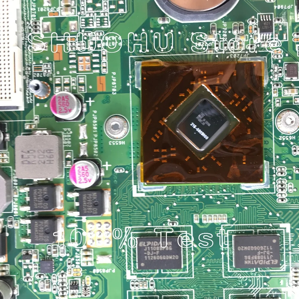 KEFU K54LY подходит для ASUS K54HR X54H X54HR Материнская плата ноутбука 1 ГБ HM65 HD6470M