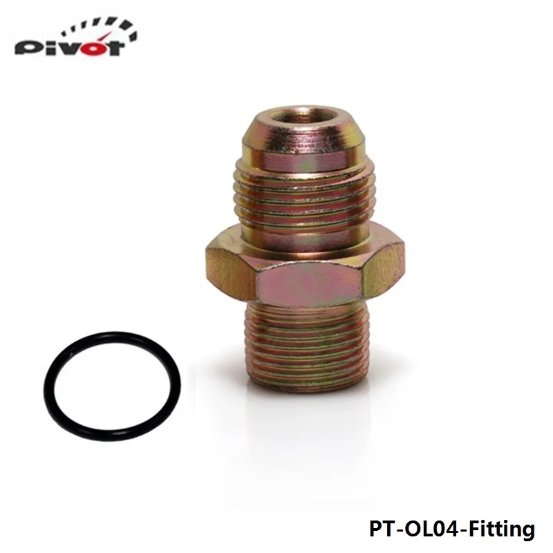 PIVOT- Performance AN10 Male to M20 P1.5 Oil Fuel Hose Pipe Thread straight adapte,Oil sandwich adapter fitting PT-OL04-Fitting