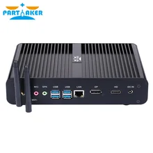 Partaker B13 Mini PC with 7th Gen Kaby Lake Intel Core i7 7500U Winows 10 Linux Ubuntu Barebone Fanless Mini PC 4K HTPC Computer Partaker B13 Mini PC with 7th Gen Kaby Lake Intel Core i7 7500U Winows 10 Linux Ubuntu Barebone Fanless Mini PC 4K HTPC Computer