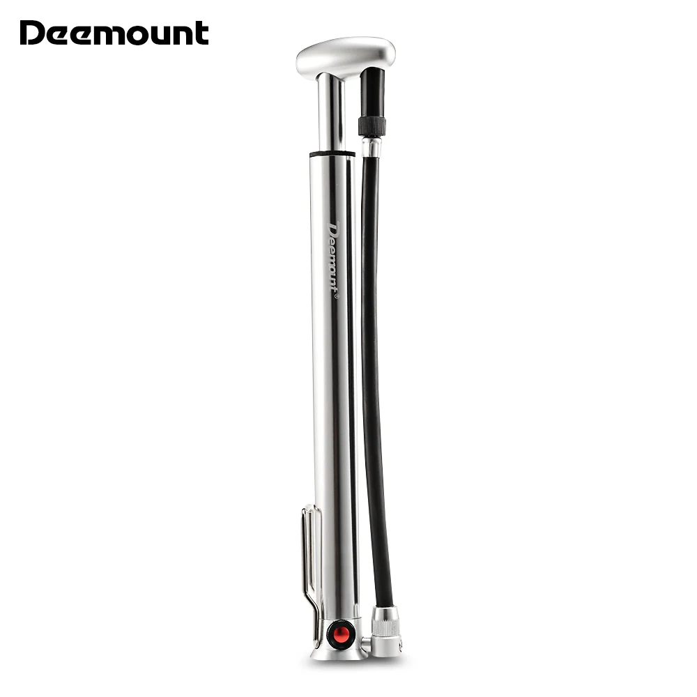 Deemount Bicycle Pump With Foot Peg Aluminum Alloy 160 Psi Aluminum