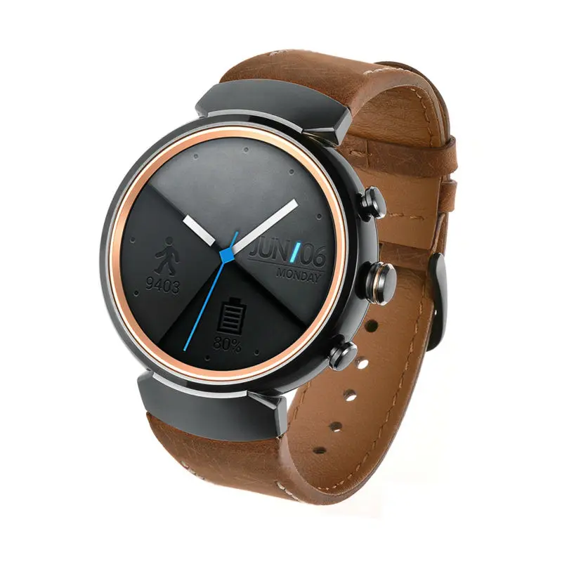 Для ASUS ZenWatch 3 Band, винтажный ремешок для часов из натуральной кожи, сменный ремешок для часов с безопасной металлической застежкой