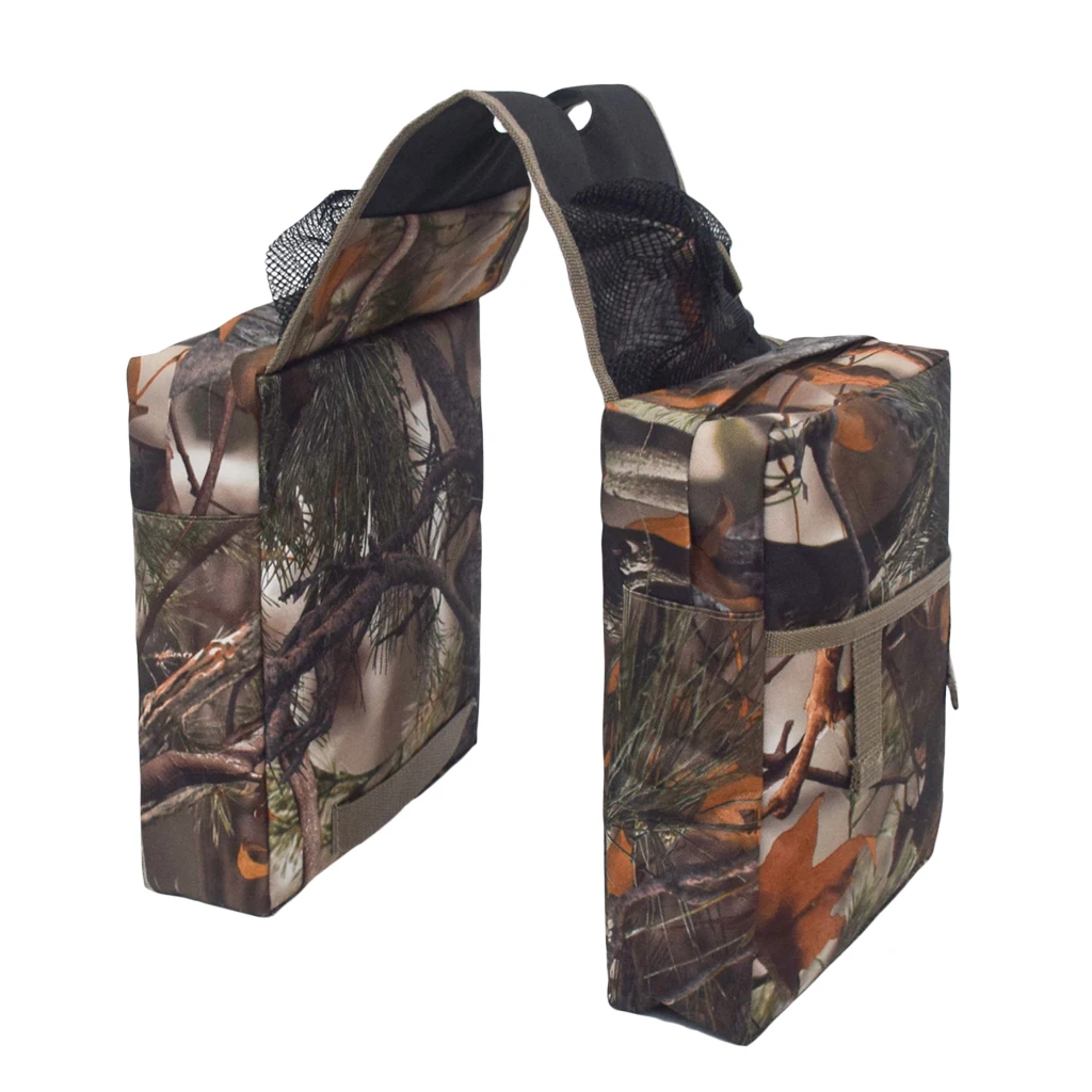 Motorcycle ATV Tank Saddle Bag Saddlebag Luggage Storage Organizer Pouch for Outdoor Camping Travel