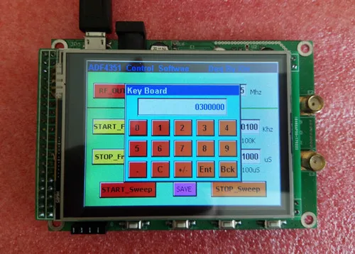 Details about   good ADF4350 Module STM32 Sweep RF Signal Source TFT Color Touch Screen 
