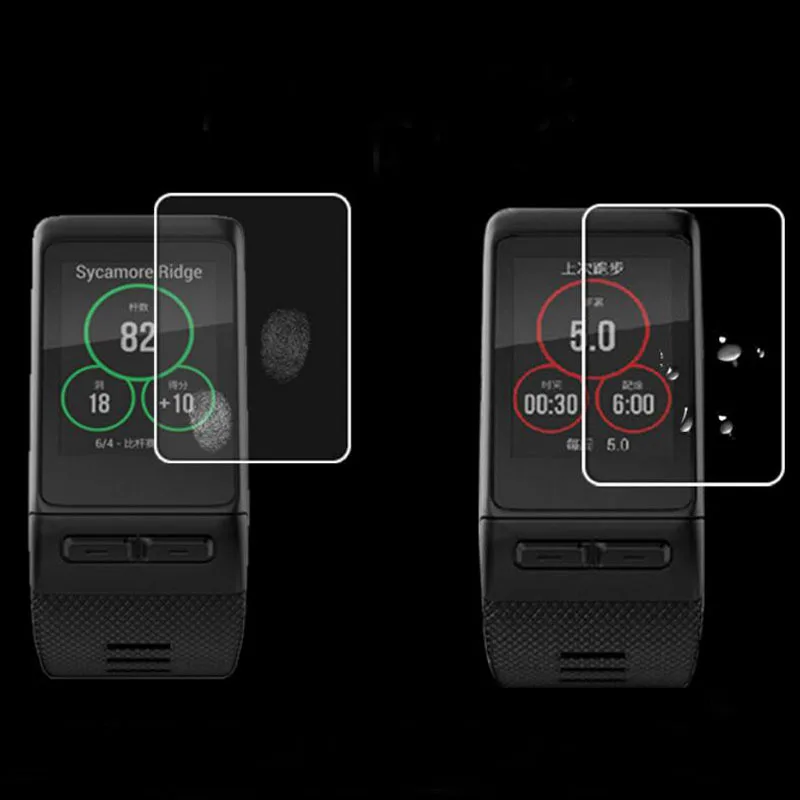 2 шт Анти-шок Мягкий ТПУ Прозрачная защитная пленка для Garmin Vivoactive HR Смарт-часы Полный Экран Защитная крышка(не стекло