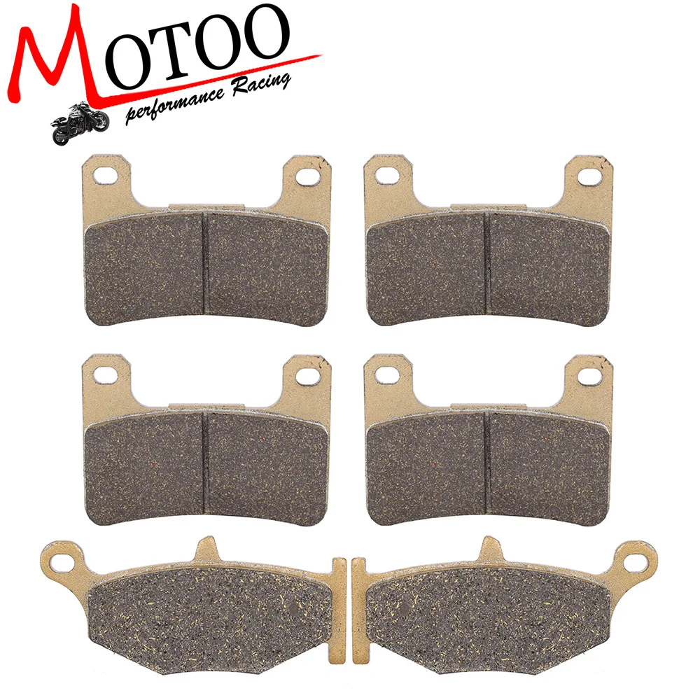 Motoo Motorcycle Front and Rear Brake Pads For SUZUKI GSXR600/750 GSX R