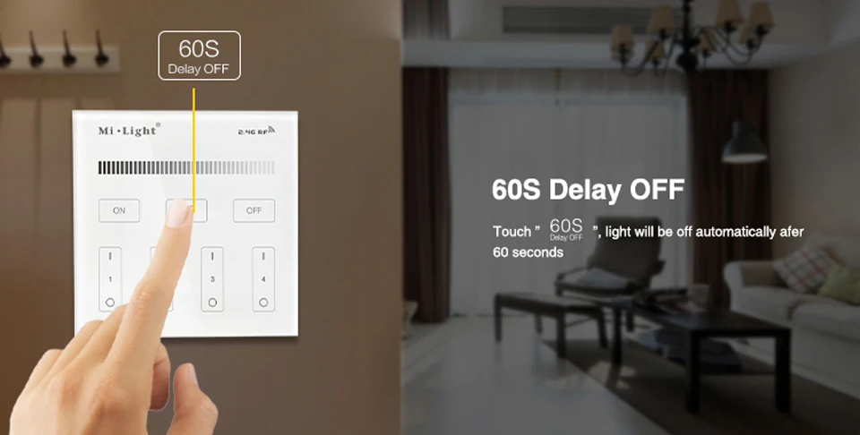 Mi light Сенсорная панель контроллер AC DC 15A умный сенсорный экран переключатель диммер для одного цвета RGBW RGB CCT Светодиодная лента-лампа