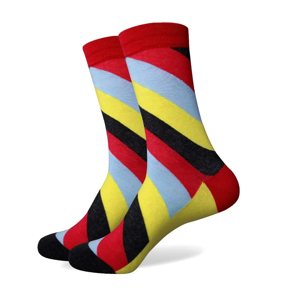 Match-Up men colorful combed cotton socks 283