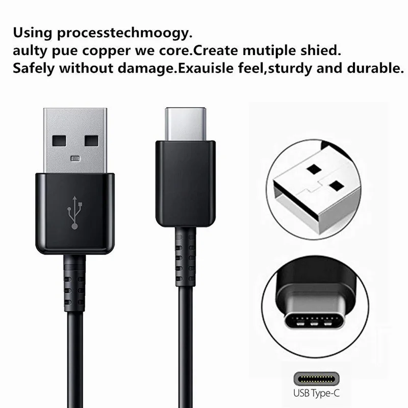USB Type C кабель для быстрой зарядки LG V40 V30 V20 V10 G7 Q8 Huawei P20 P30 Mate 20 Pro быстрое зарядное