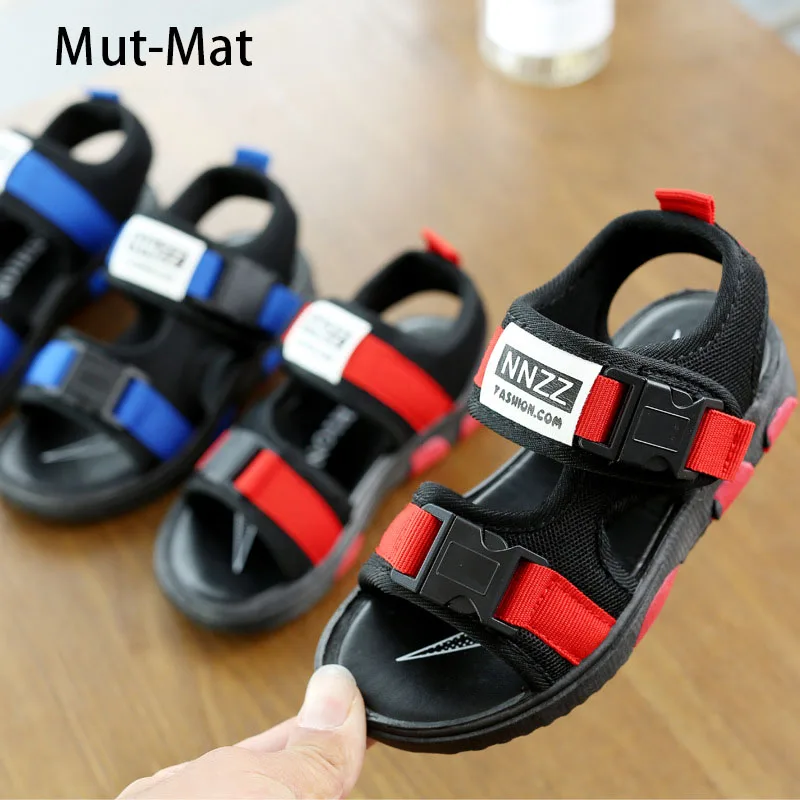 

Boys sandals 2019 summer new children's shoes male tide big boy student boy beach shoes women's sandals
