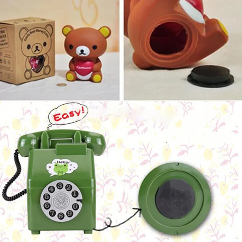 JX-LCLYL 1/2/5/10pcs New Plastic Money Saving Box Piggy Bank Closure Plug Stopper Cover
