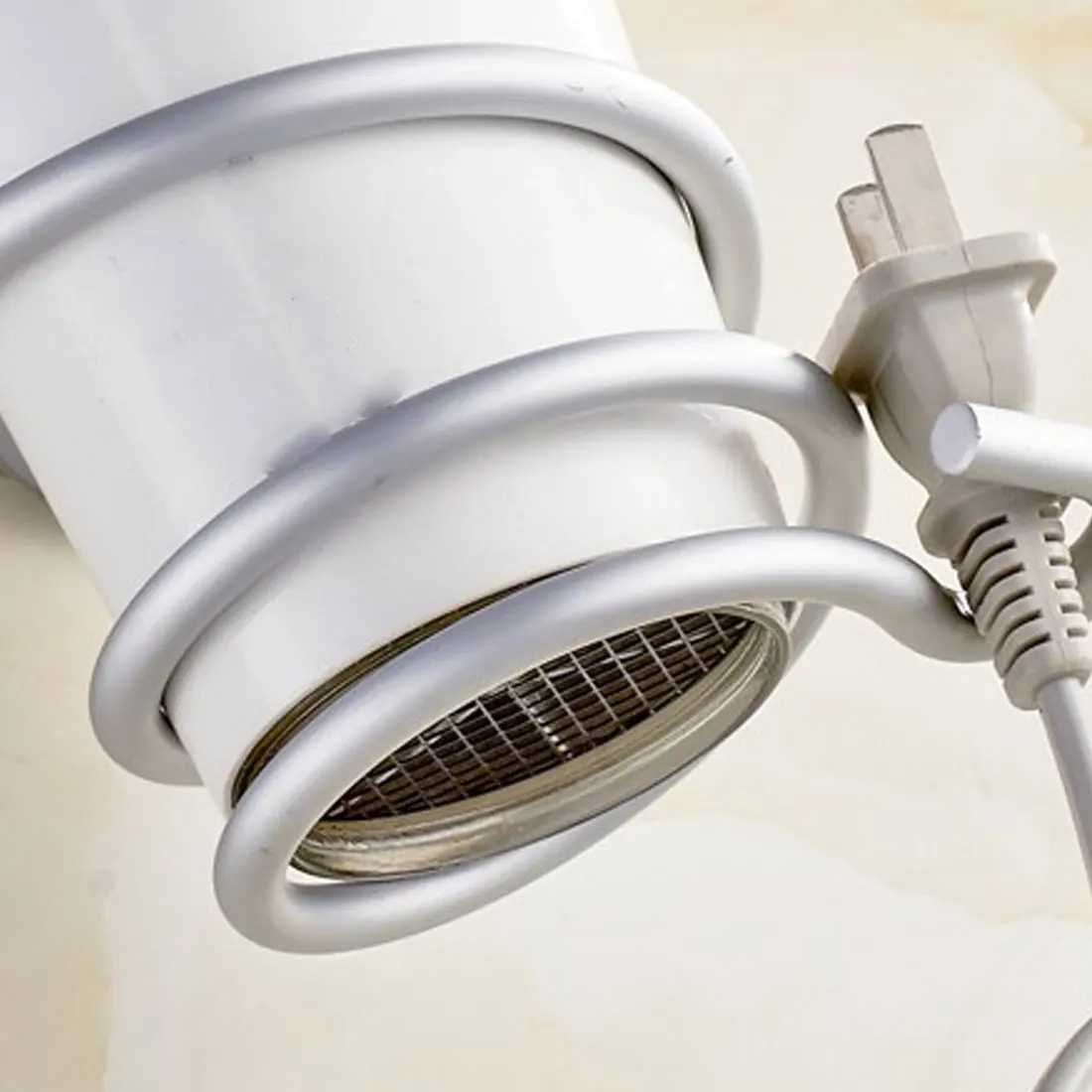 2 Style Chrome Finish Wall Mounted Hair Dryer Stand Hotel Bathroom