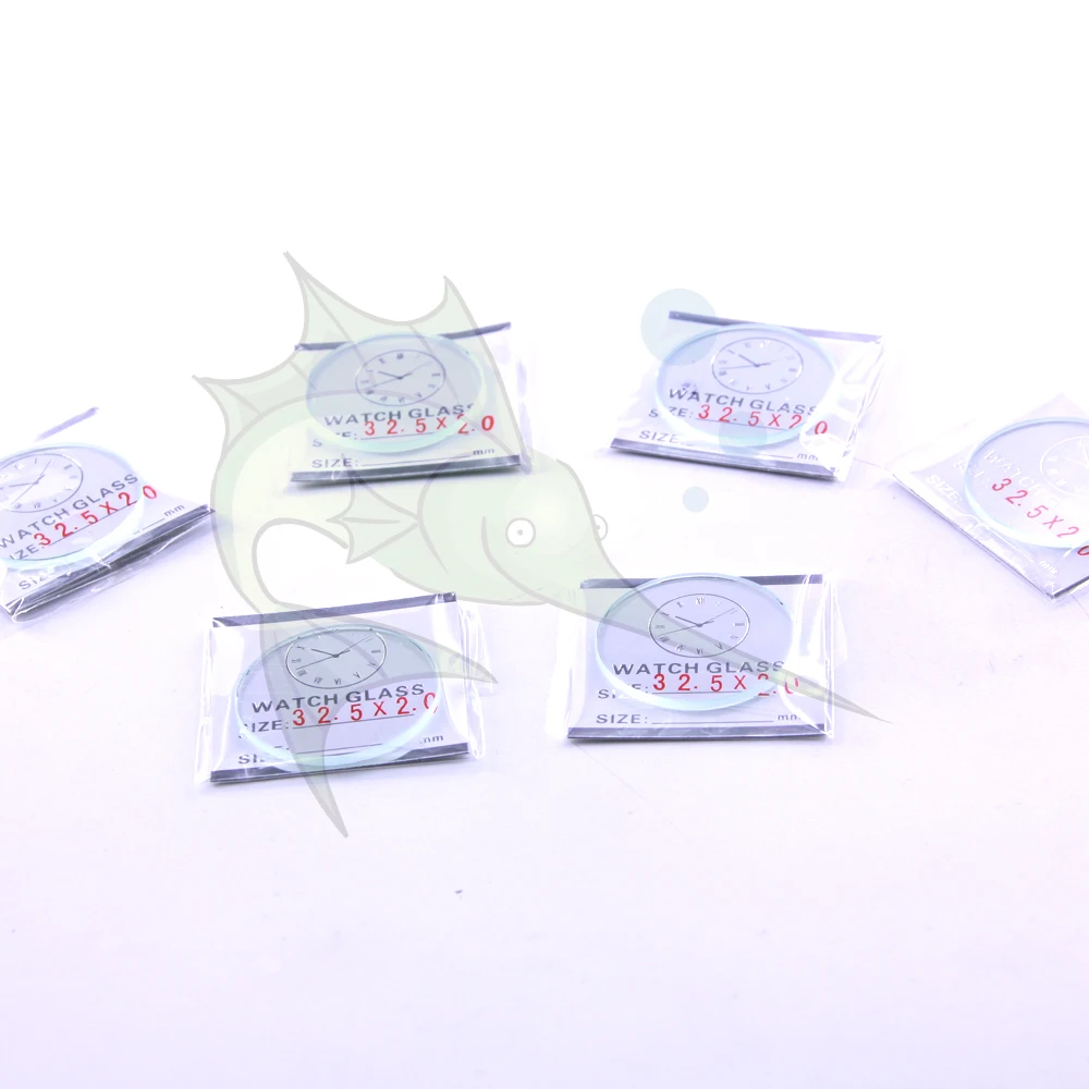 2pcs/lot Round Flat Watch Glass 2mm Thick 36mm42.5mm Mineral Watch