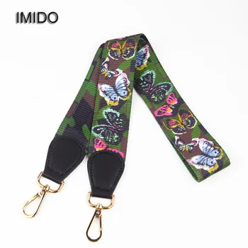 

IMIDO 17 Color Women wide replacement straps canvas shoulder belt bag handles handbags accessories parts for bags correas STP009