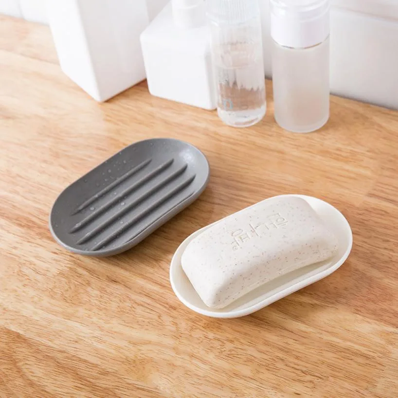 Creative soap holder with drain bathroom accessories molds for soap