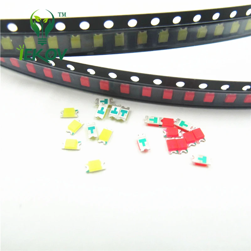 100 шт. 1206 SMT/SMD белый светодиодный светильник диодный прозрачный DIY 6000 6500K