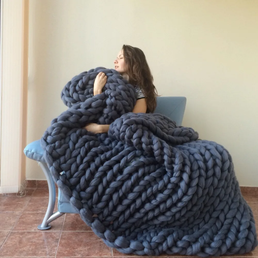 Aliexpress.com : Buy Chunky blanket, Giant yarn, Wool ...