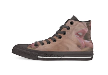 

Lips Casual High Top Canvas shoes sneakers For Drop shipping