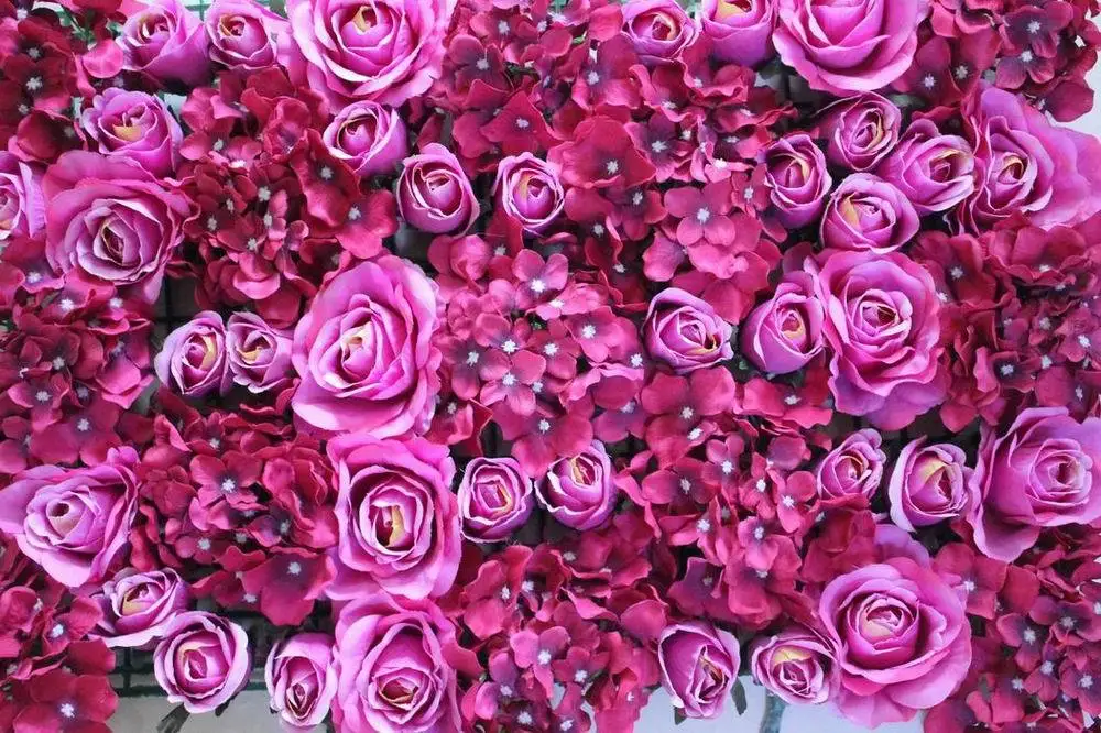 Spr Plum Hot Pink 10pcs Lot Artificialsilk Rose Flower Wall Wedding Spr Plum Hot Pink 10pcs Lot Artificialsilk Rose Flower Wall Wedding Background Lawn Pillar Road Lead Market Decoration
