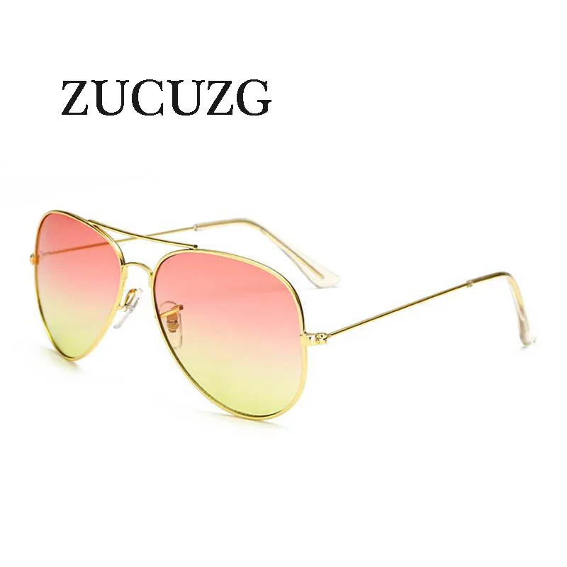 

2017 Retro Pilot Sunglasses Women Men brand designer Gradient lens sunglasses female Vintage Night vision Eyewear oculos de sol