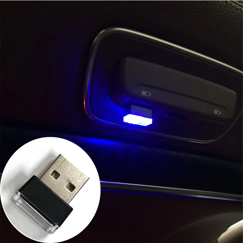 1 шт. автомобильная USB-лампа атмосферы для Kia SORENTO Stinger Niro Carnival Ray Venga продолжить Stonic