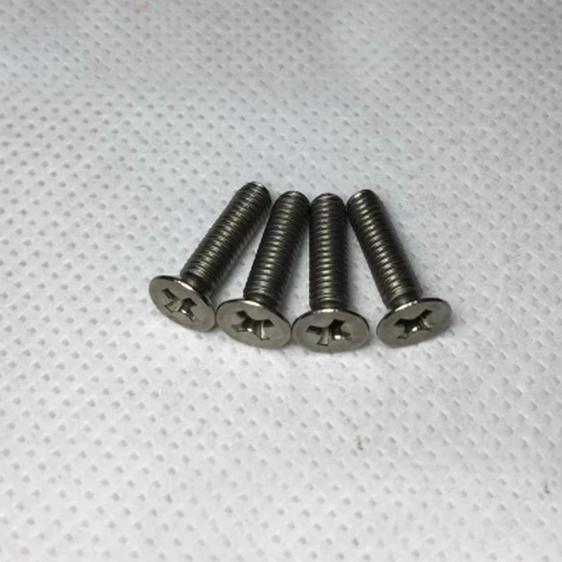 M3 Phillips Screws Titanium Countersunk Bolts DIN965 Flat head Pure Titanium Screw Gr2 Length