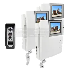 DIYSECUR 800×480 Video de La Puerta Teléfono Video Intercom Timbre 4.3 pulgadas de Monitor de Interior + 600 420tvline IR Visión Nocturna Al Aire Libre cámara