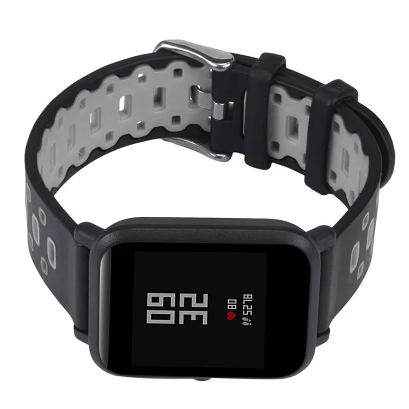

HIPERDEAL Smart Accessories Lightweight Ventilate Soft Silicone Watch Band Wrist Strap for Xiaomi Huami Amazfit Bip Youth Watch