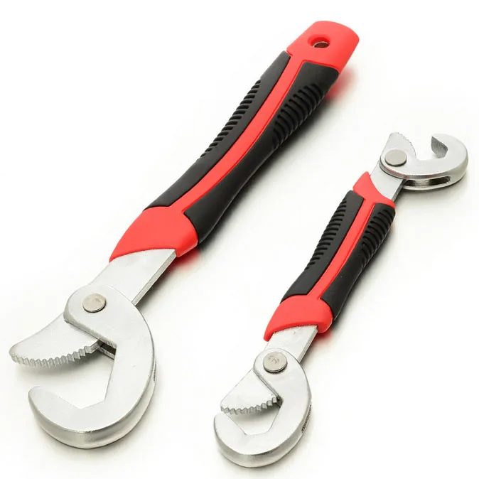 2PC Multi function Adjustable Quick Snap'N Grip Wrench Universal Wrench