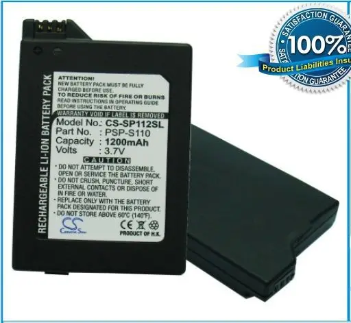 Cameron Sino Оптовая игра PSP NDS Аккумулятор для SONY Lite 2 PSP-2000 PSP-3000 PSP-3004 Silm (P/N PSP-S110) |