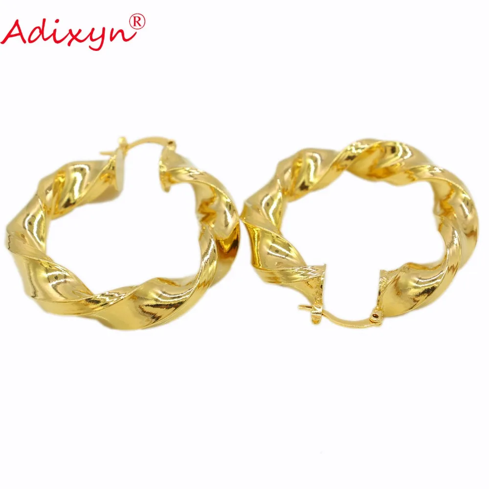 Большие размеры, эфиопские золотые серьги-кольца для женщин, 18 К, золотые серьги в форме капли, модные ювелирные изделия