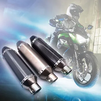 

Universal 36 51mm motorcycle modified Akrapovic exhaust pipe muffler for Kawasaki ZX7R ZX7RR ZX9 ZX1100 ZX-11 Z800 Z900 Z1000