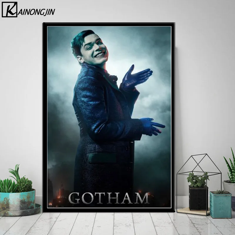 Постер Gotham сезон 5 ТВ серия Бруно Хеллер персонаж плакаты и принты Холст Живопись стены Искусство картина для комнаты домашний декор