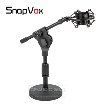 

Desktop Suspension Spider Microphone Shock Mount Holder Shockproof Mic Stand Clip For Oktava MK-220 MK-105 MK-519 MK 519 419 220
