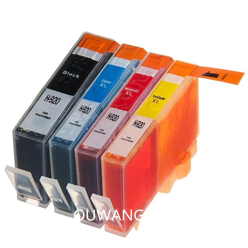 4X compatible For hp920 ink cartridge for H 920XL ink cartridge with chip arc for hp officejet