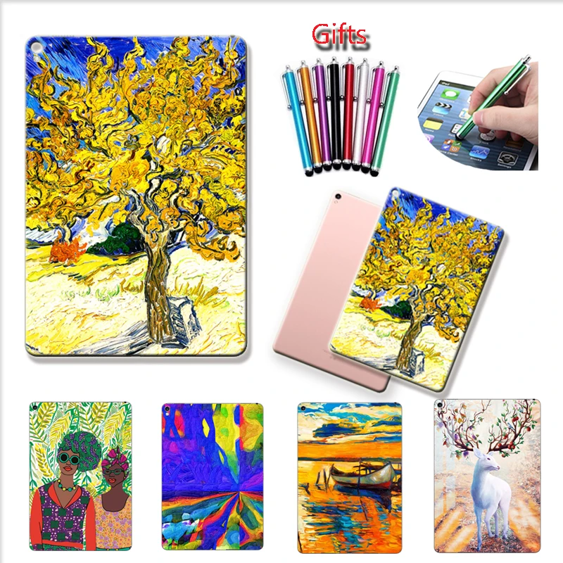 

Paint Tablet Case For Huawei MediaPad Media Pad T5 M3 Lite 10 M5 10.8 2018 CMR-W09 AGS2-W09 L09 L03 W19 BAH-AL00 Cover+ Free Pen