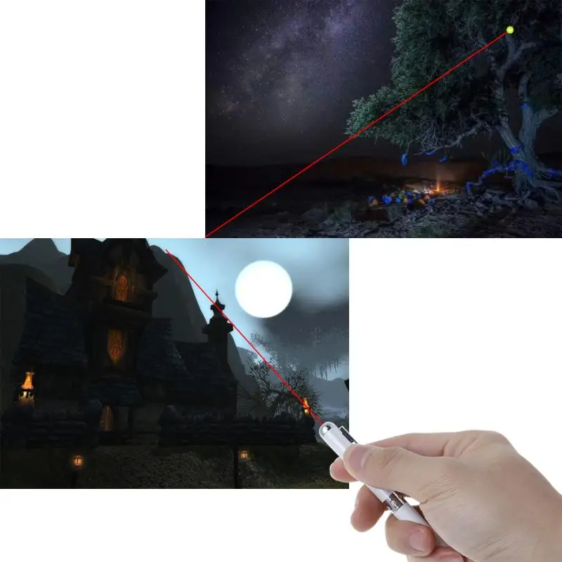 

Laser Pointer Infrared Pen Presenter Powerful Color Purple Red Visible Beam Light