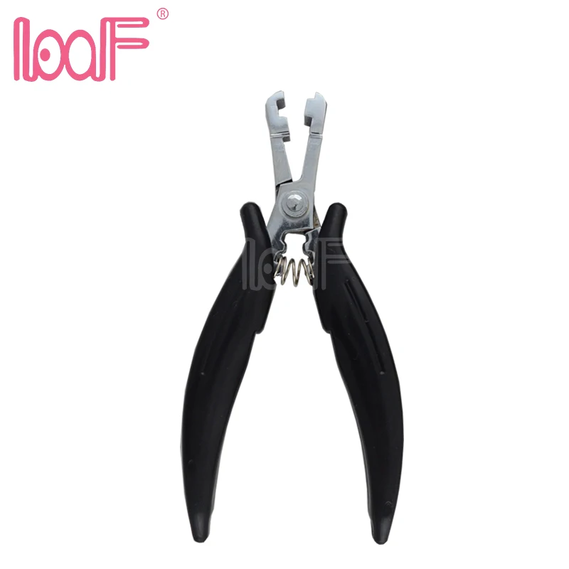 

LOOF 1pc Metal U Shaped Pliers For Micro Rings Human Hair extensions Tools