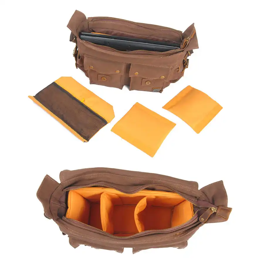 oilskin messenger bag