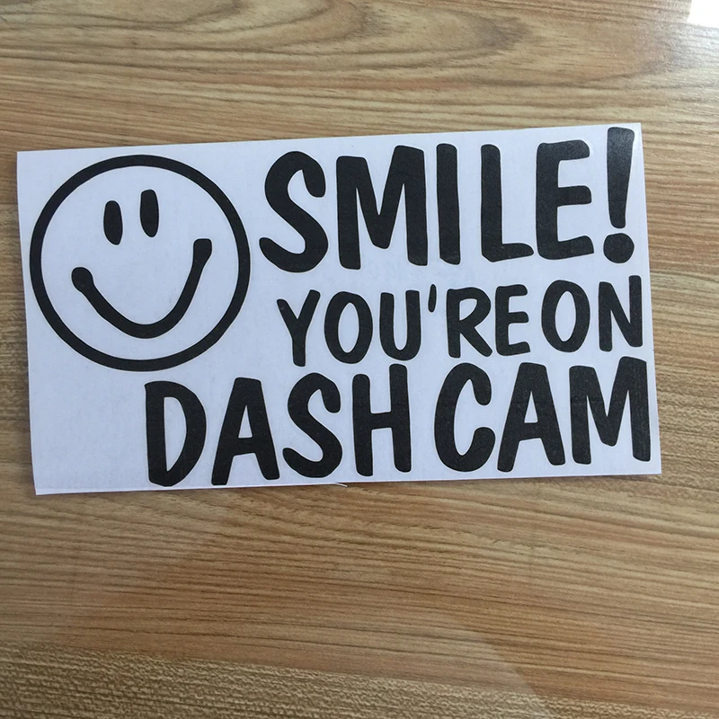 SMILE! Новинка наклейка на автомобиль/Фургон/окно/бампер для видеорегистратора|car