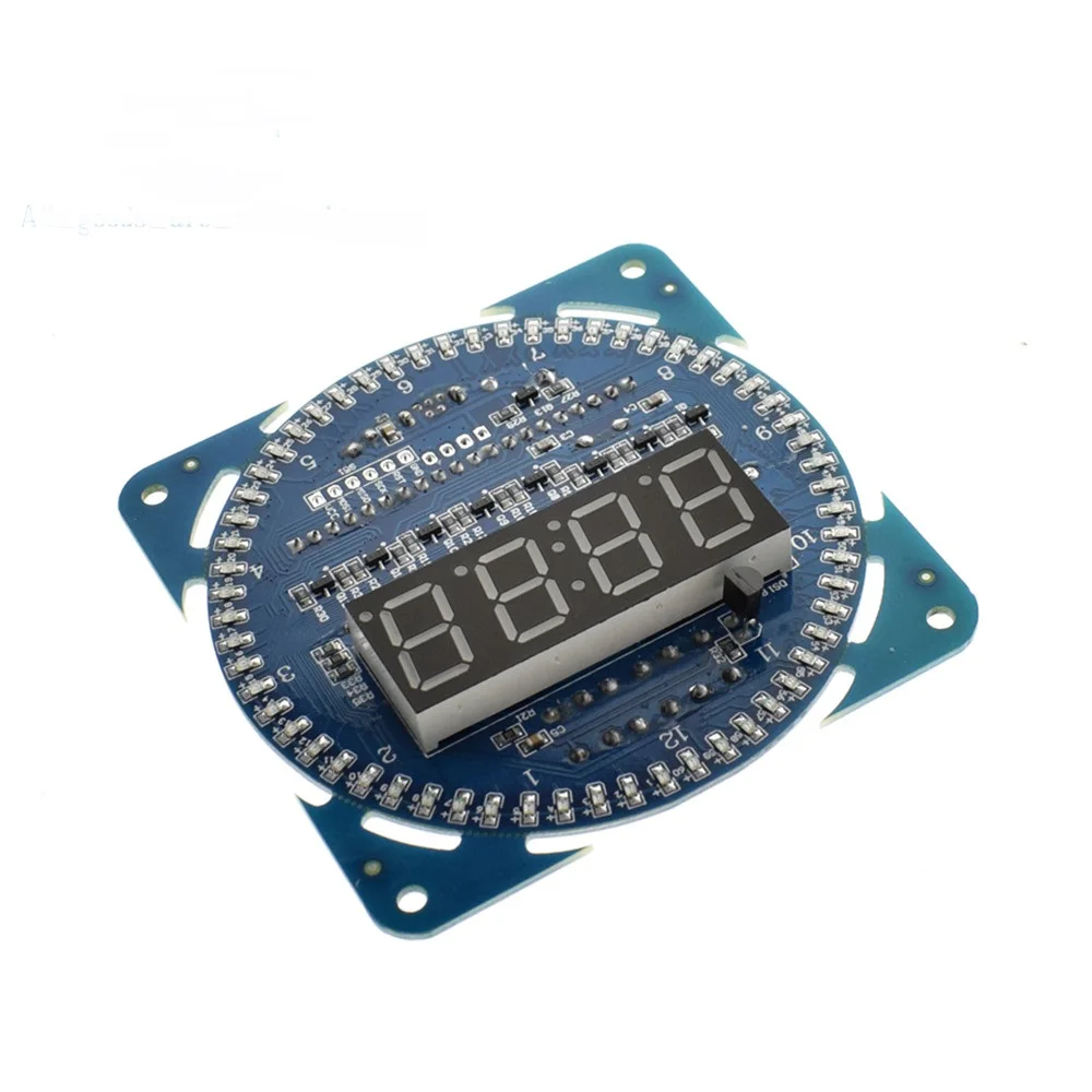 

1PCS LED Electronic Digital Clock module DS1302 Rotation LED Display 51 SCM Learning Board #Hbm0182