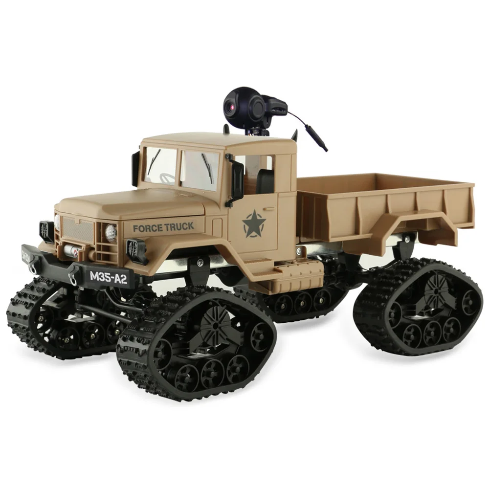 

1/16 Scale 2.4G 4WD RC Off-Road Car With 0.3MP WiFi Camera Brushed Off-Road Truck Snow Tires With Front Light RTR