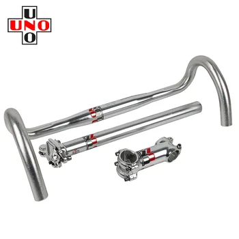 

TAIWAN UNO Road Bicycle Ultralight Handlebar 31.8*380/400/420mm & Stem 90mm & Seat Post 27.2/30.9/31.6mm*350mm Road Bike Parts