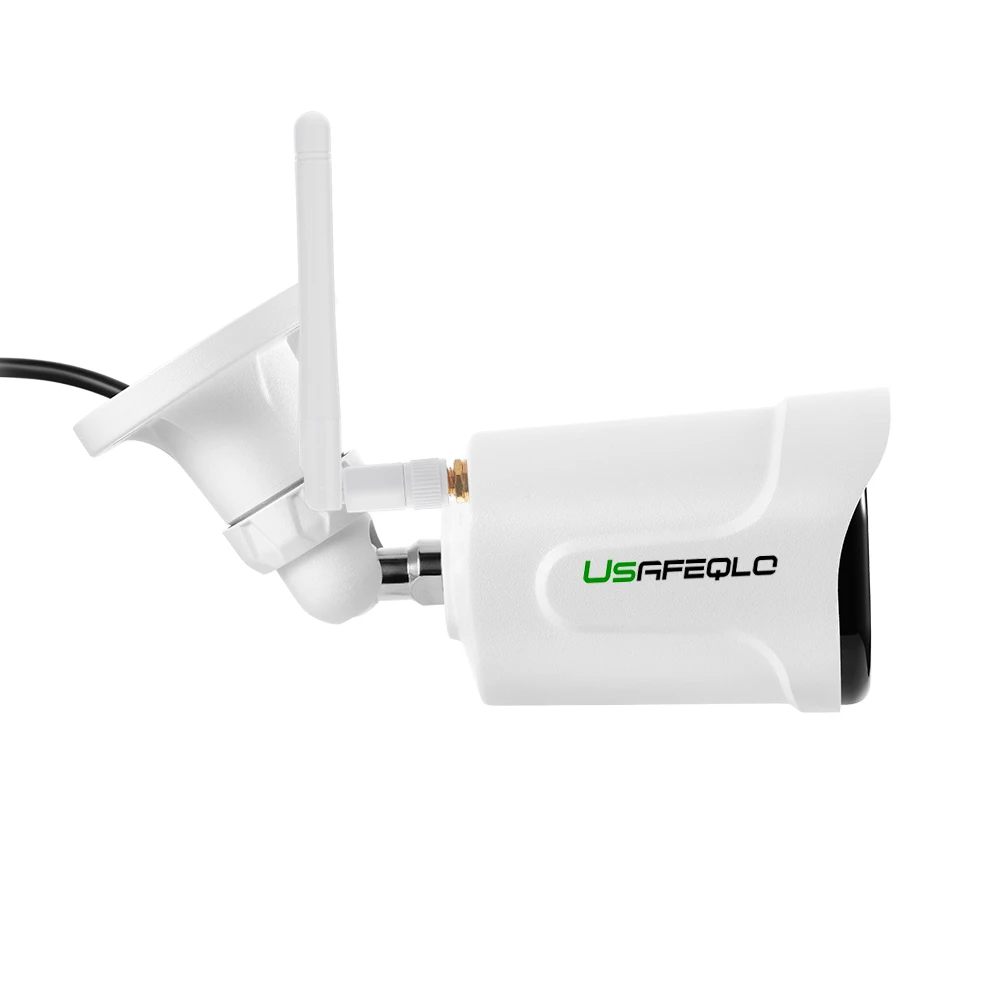 USAFEQLO 5MP HD H.265 Всепогодная WiFi беспроводная наружная IP камера видеонаблюдения с ИК ночного видения iCSee APP