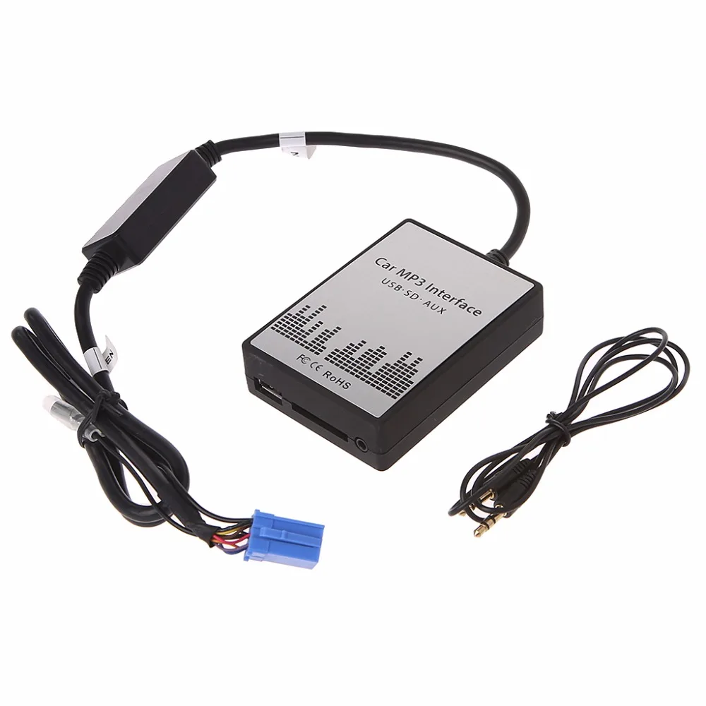 Горячий USB SD AUX Автомобильный MP3 музыкальный радио цифровой cd-чейнджер адаптер для Renault 8pin Clio Avantime Master Modus Dayton интерфейс