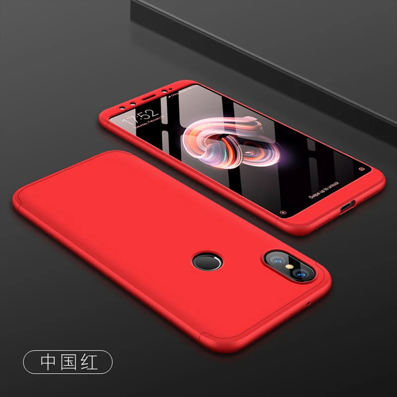 

Hybrid Armor Matte Hard PC Cover For Xiaomi Redmi 6 Pro 6A 5 Plus Note 7 6 Pro 5A Full Body Protection Back Anti-Knock Case